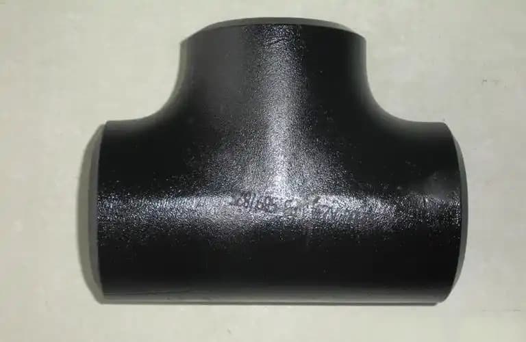 Carbon Steel Tee Black Paint