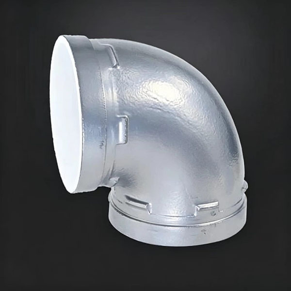 Plastic Lined Grooved Elbow