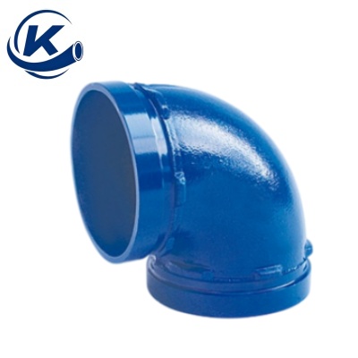 Blue Drinkable Grooved Fitting Elbow